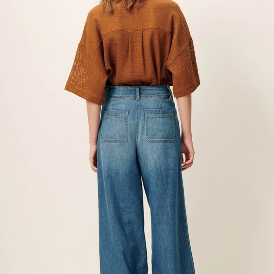 Young Ideas/Henmores - Manhablue Relaxed Flare Jeans - Bay Blue - 8