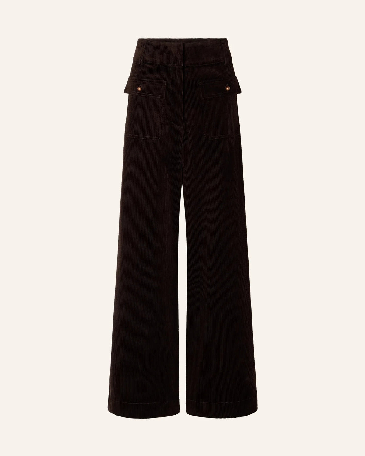 Young Ideas & Henmores -Manhastreet Cord Trousers -Coffea Brown -8