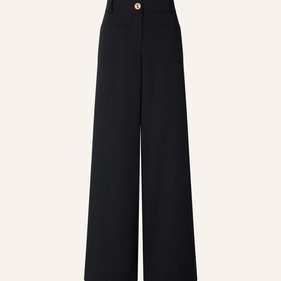 Young Ideas/Henmores - Manhatti Wide Leg Double Pocket Trousers - Carbonella Blue - 8
