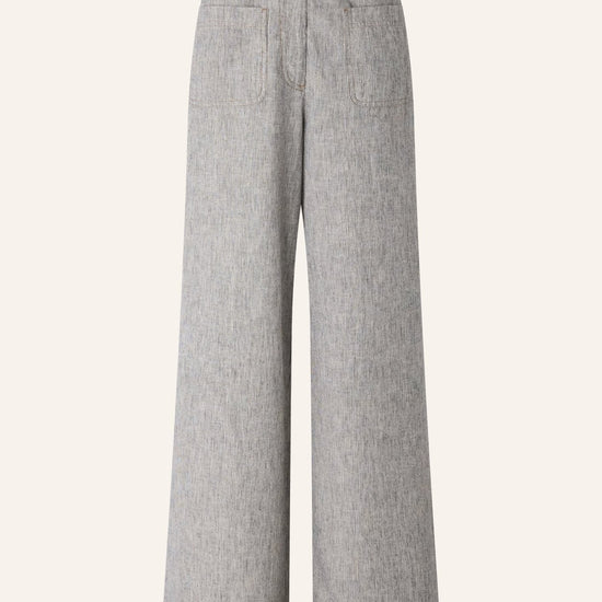 Young Ideas/Henmores - Manhatti Wide Leg Double Pocket Trousers - Carbonella Blue - 8