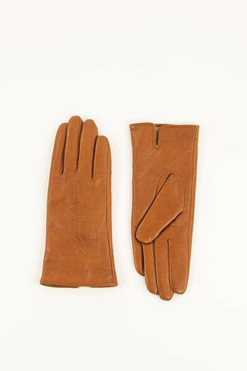 Young Ideas & Henmores -Mauro Leather Gloves -Toffee -S