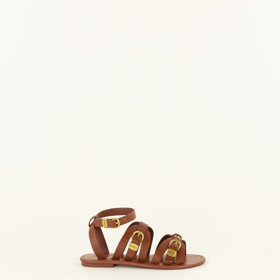 Young Ideas/Henmores - Maximus Leather Gladiator Sandal - Fox Brown - 4
