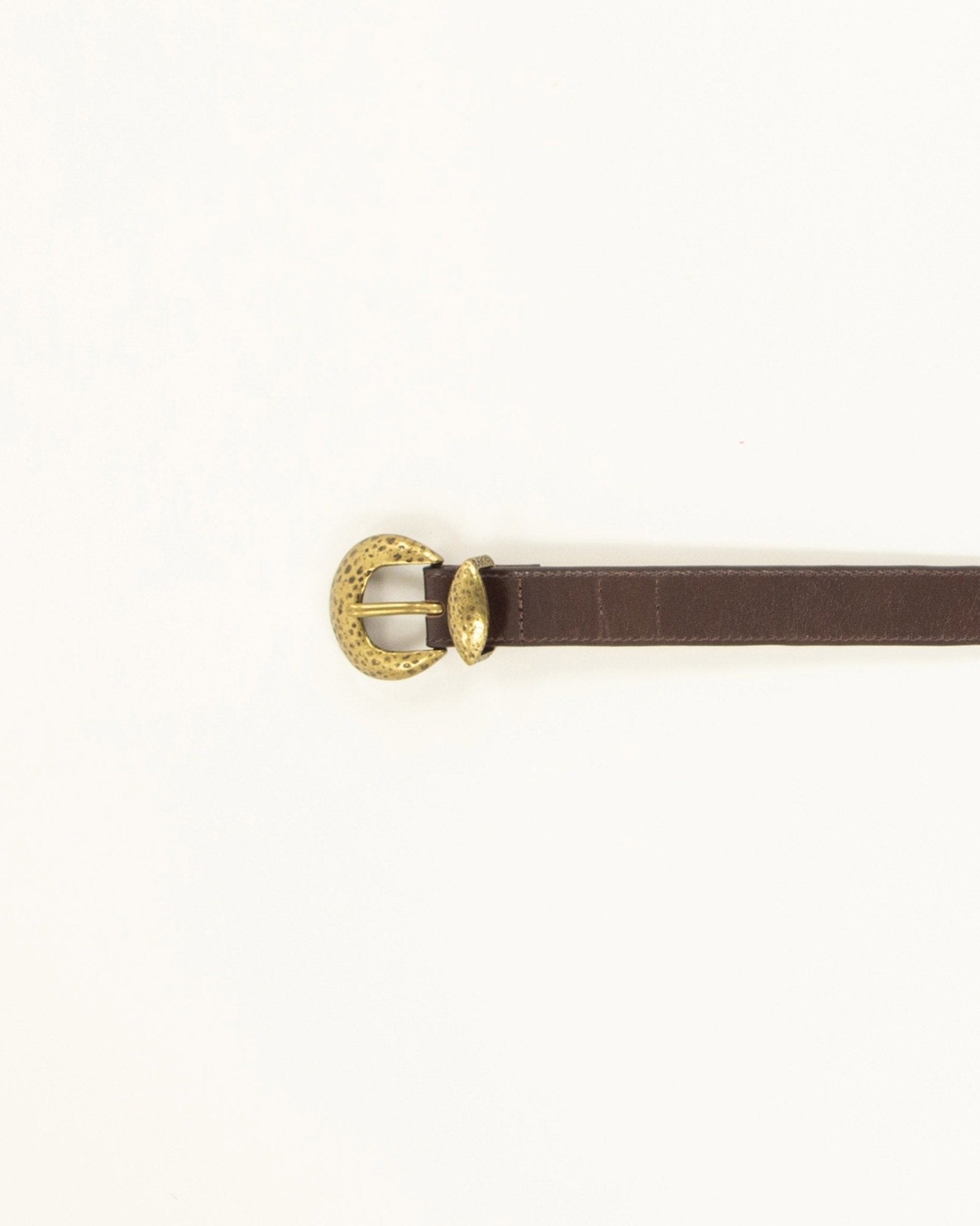 Young Ideas & Henmores -Moona Western Leather Belt -Coffea Leather -S