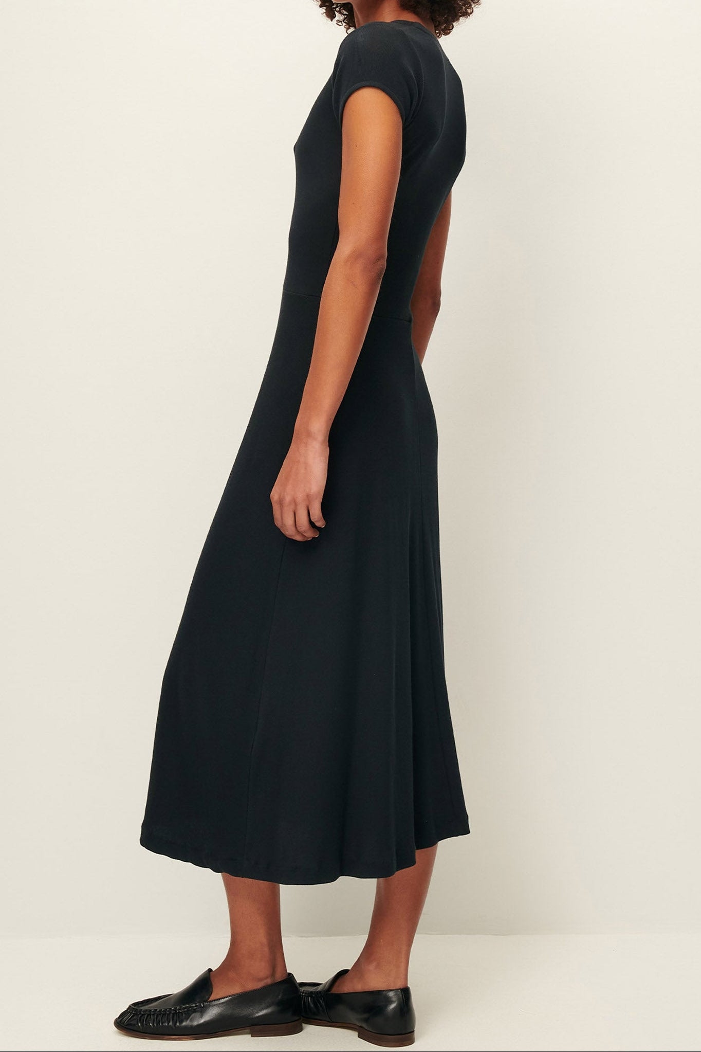 Young Ideas/Henmores - Nea Button Up Midi Dress - Ganache - XS