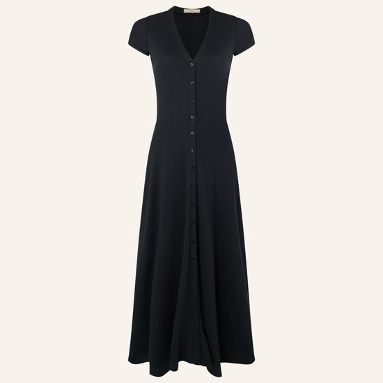 Young Ideas/Henmores - Nea Button Up Midi Dress - Ganache - XS
