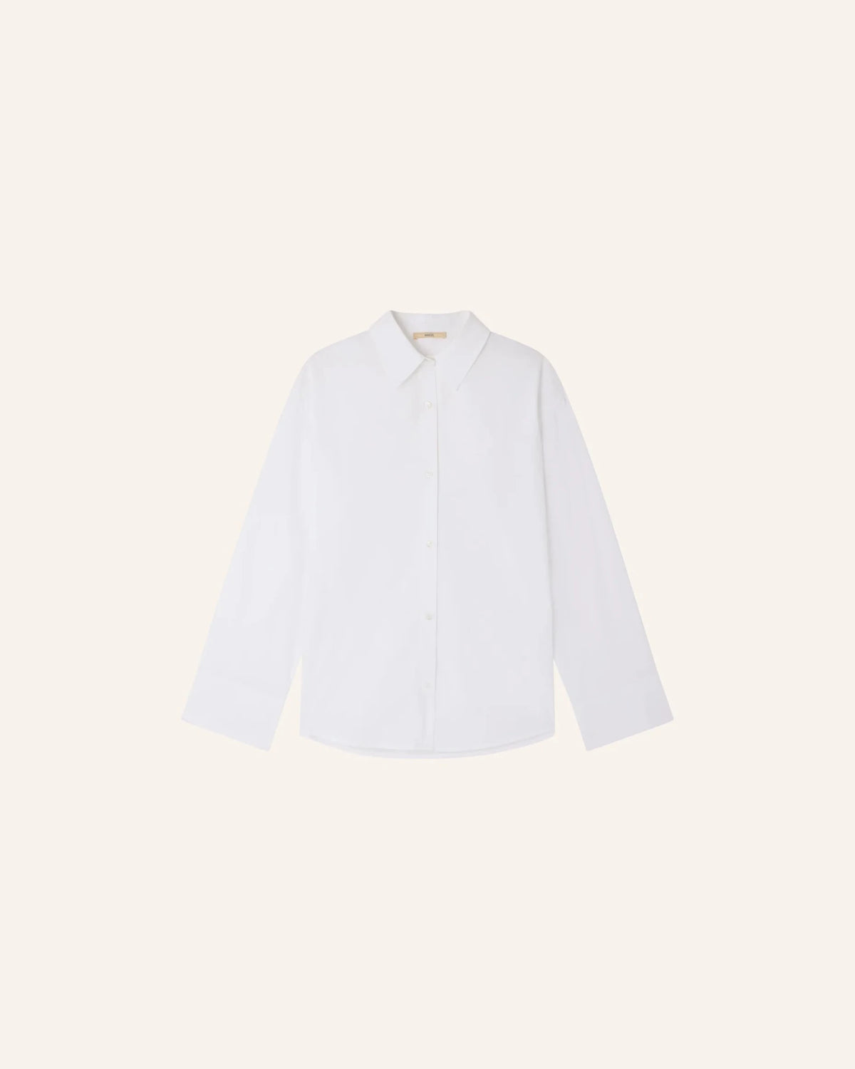 Young Ideas & Henmores -Neomi Poplin Shirt -Optical White -S