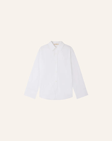 Young Ideas & Henmores -Neomi Poplin Shirt -Optical White -S