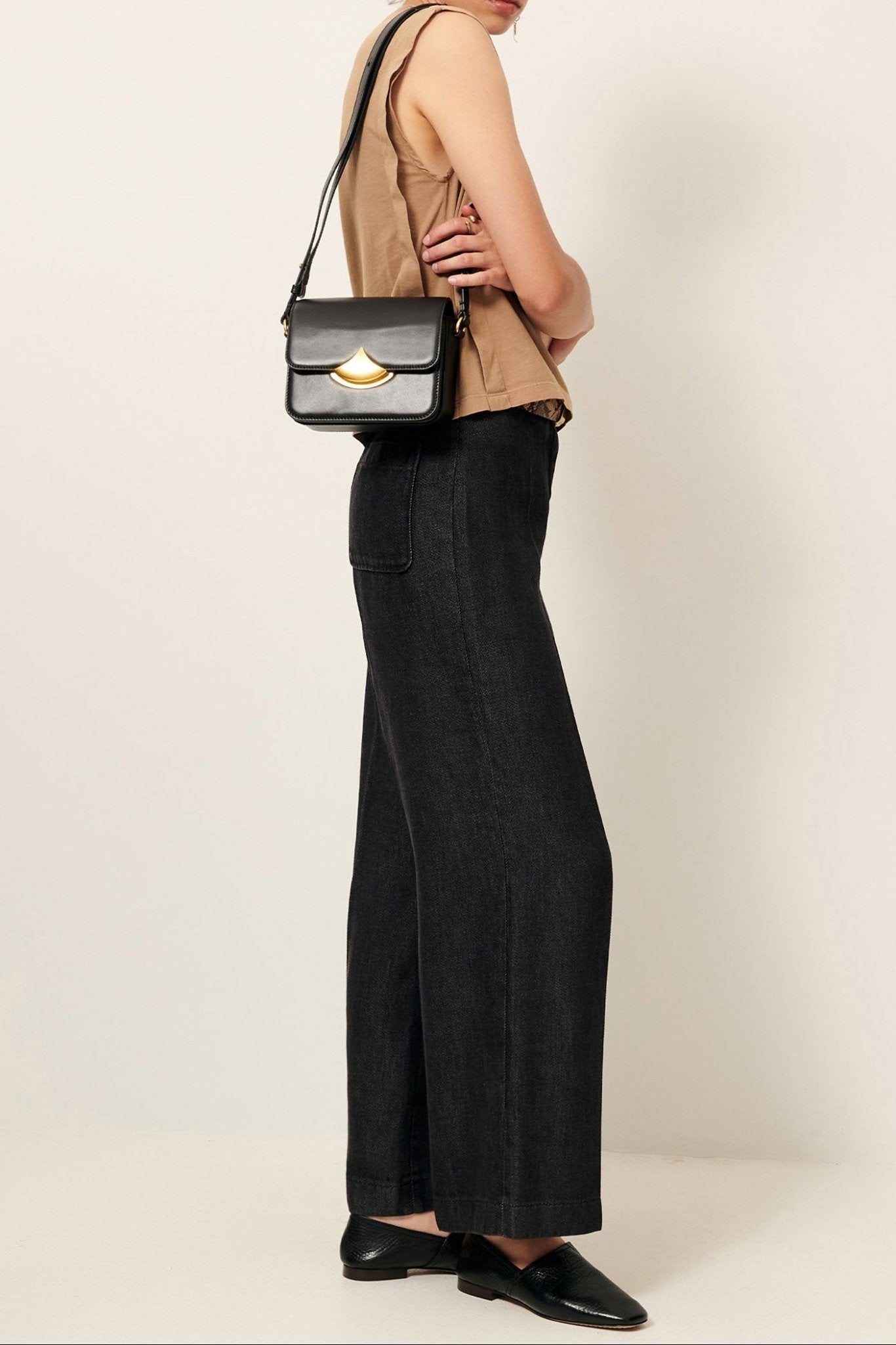 Young Ideas/Henmores - Orlando Sleeveless Layered T-Shirt - Alpaga Tan - XS