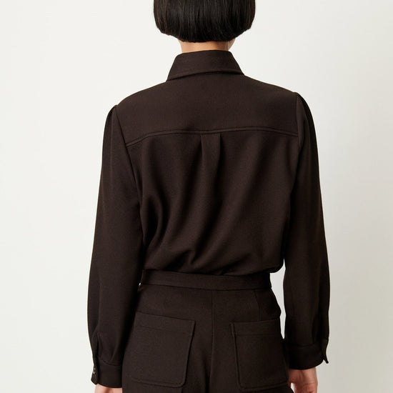 Young Ideas & Henmores -Theodore Shirt Jacket -Ebene Black -S