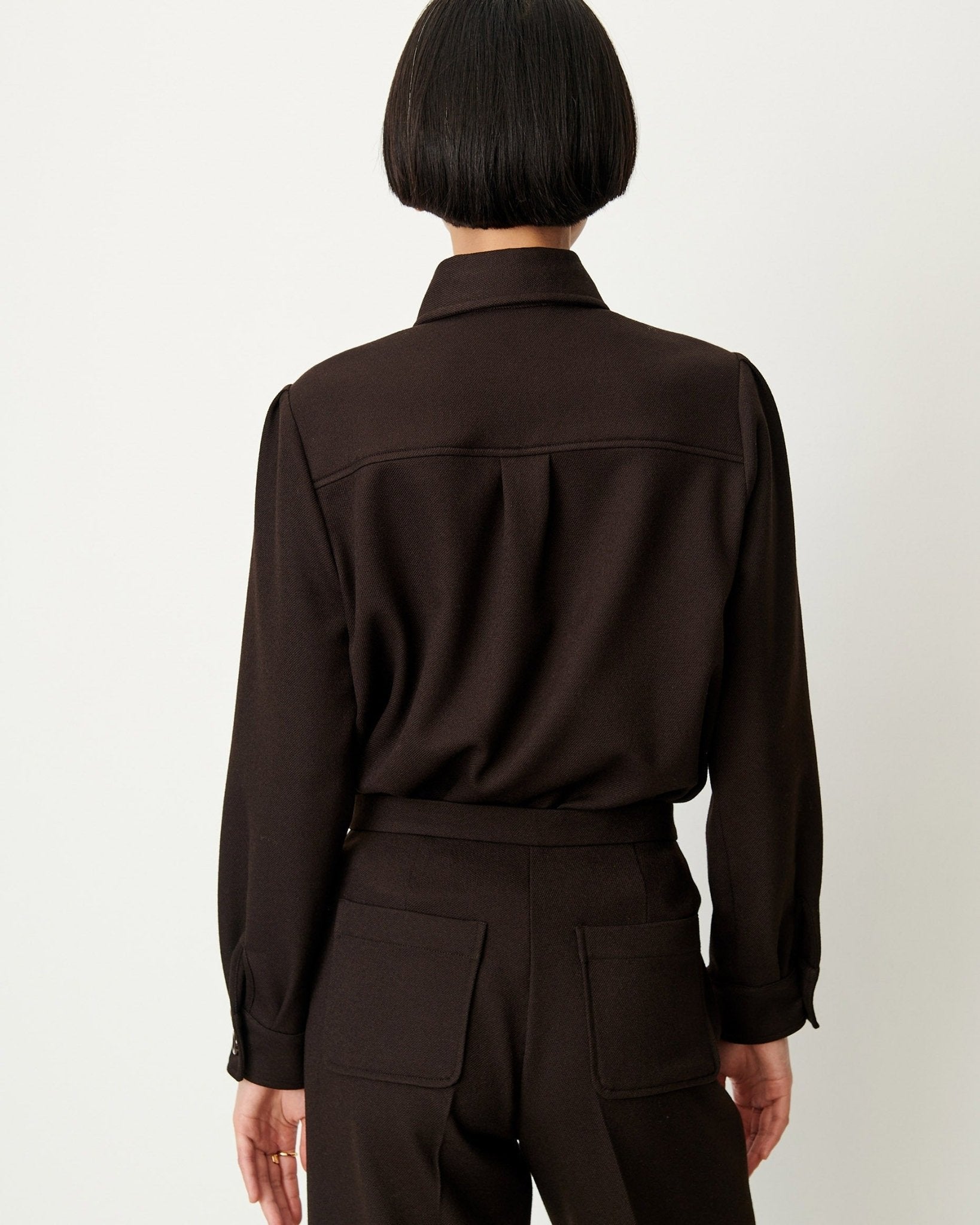 Young Ideas & Henmores -Theodore Shirt Jacket -Ebene Black -S
