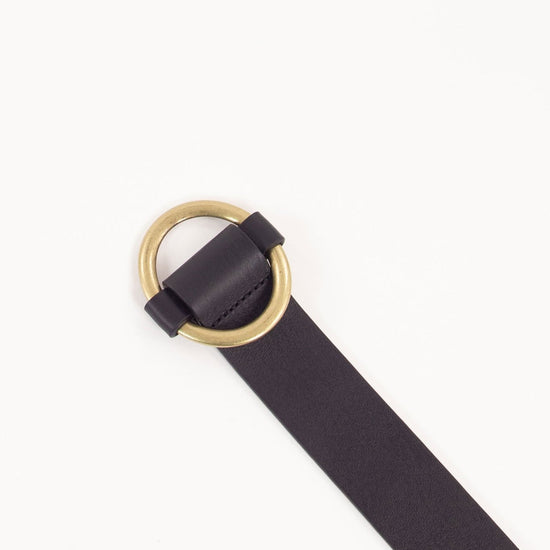 Young Ideas/Henmores - Tisao Leather Belt - Black - S