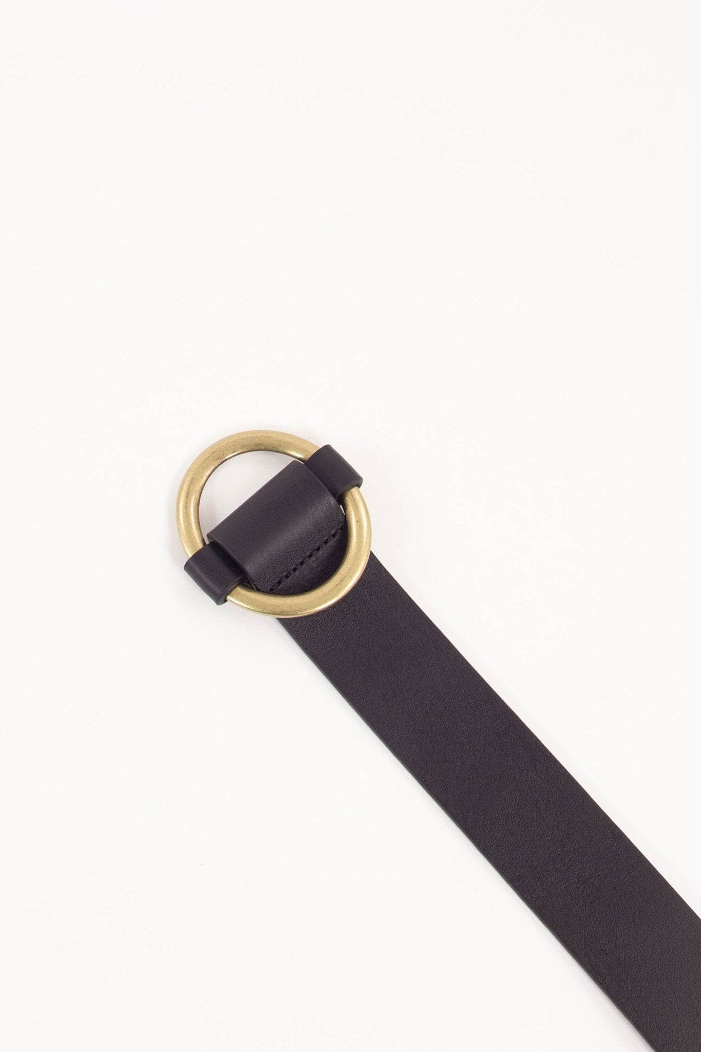 Young Ideas/Henmores - Tisao Leather Belt - Black - S