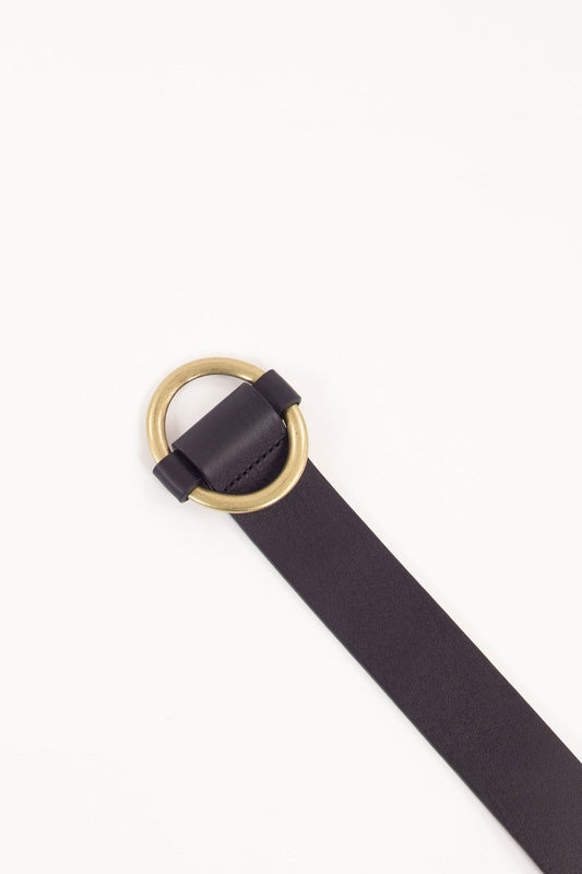 Young Ideas/Henmores - Tisao Leather Belt - Black - S