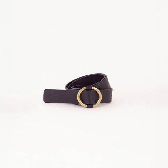 Young Ideas/Henmores - Tisao Leather Belt - Black - S