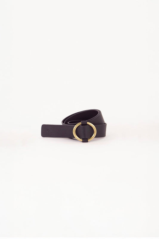 Young Ideas/Henmores - Tisao Leather Belt - Black - S