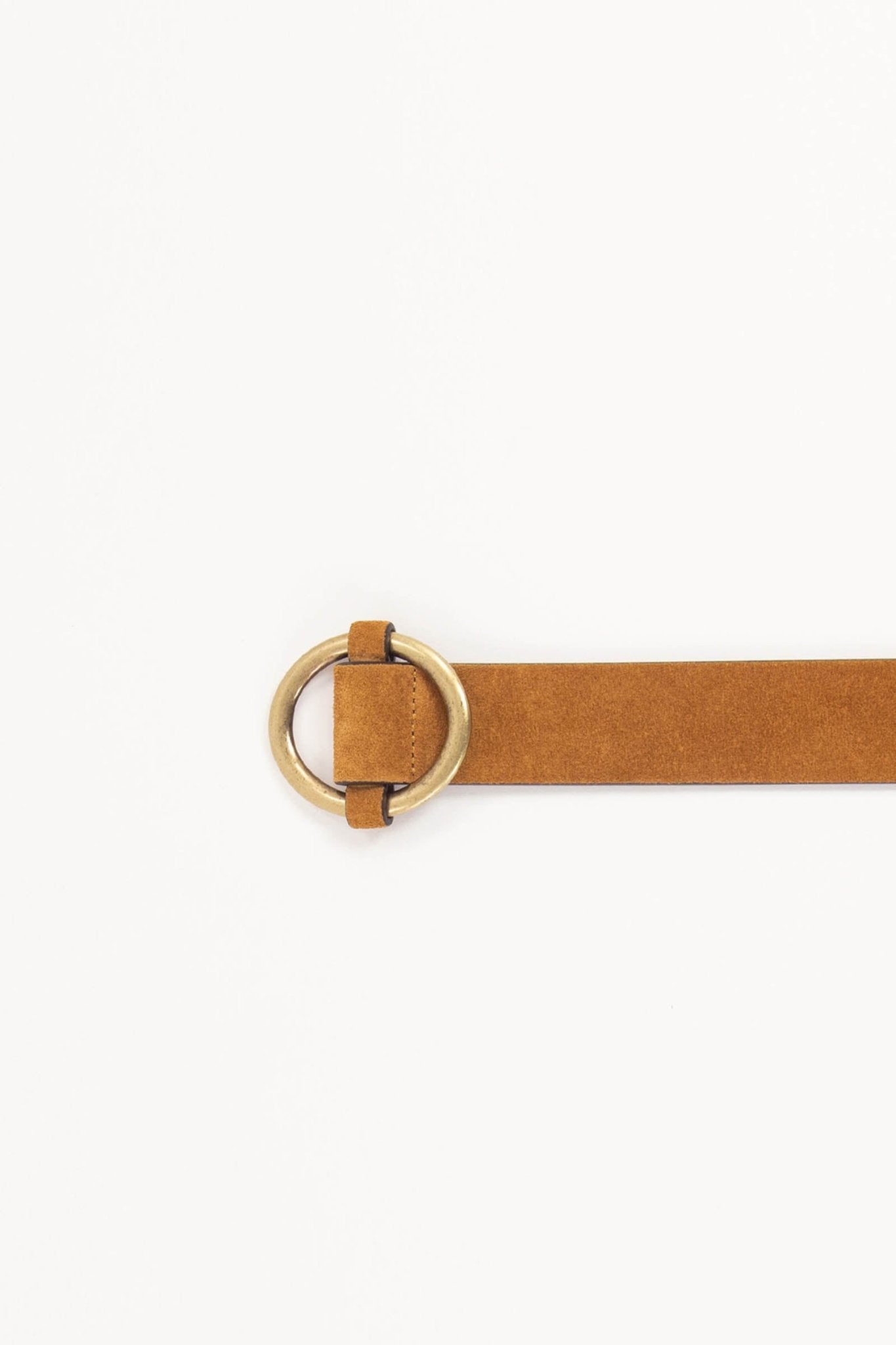 Young Ideas/Henmores - Tisao Suede Belt - Rusty - S