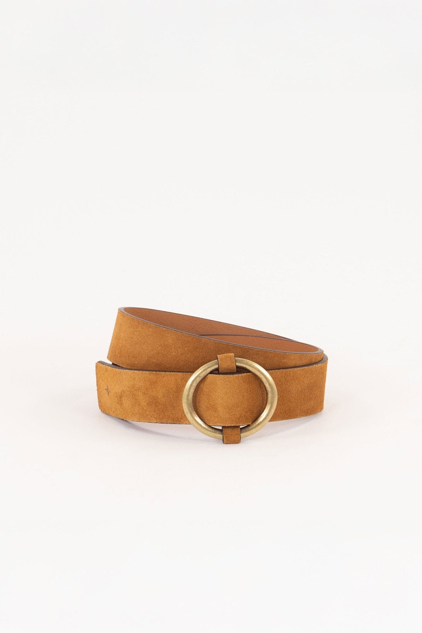 Young Ideas/Henmores - Tisao Suede Belt - Rusty - S