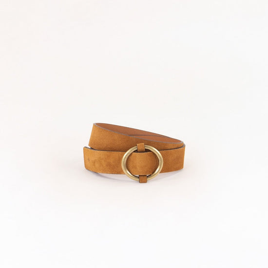 Young Ideas/Henmores - Tisao Suede Belt - Rusty - S