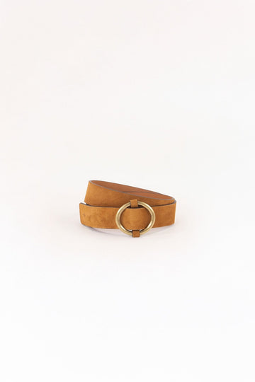 Young Ideas/Henmores - Tisao Suede Belt - Rusty - S