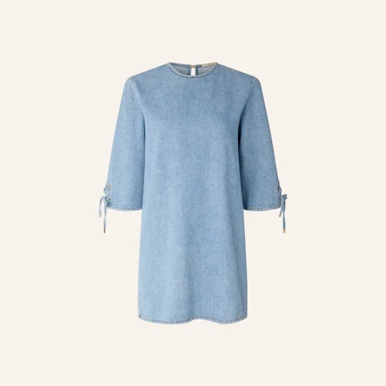 Young Ideas/Henmores - Tizzano Tie Sleeve Detail Dress - Azuru - XS