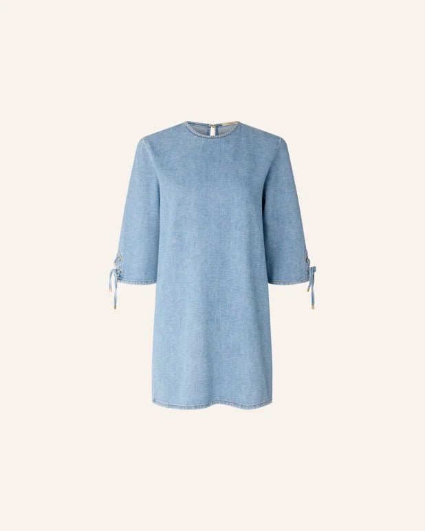 Young Ideas/Henmores - Tizzano Tie Sleeve Detail Dress - Azuru - XS
