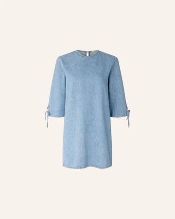 Young Ideas/Henmores - Tizzano Tie Sleeve Detail Dress - Azuru - XS
