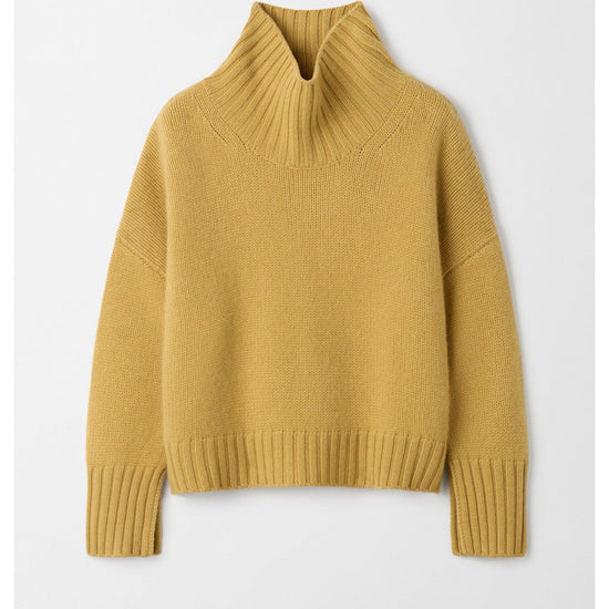 Young Ideas/Henmores - Cashmere Girlfriend Turtleneck - Light Honey - XS