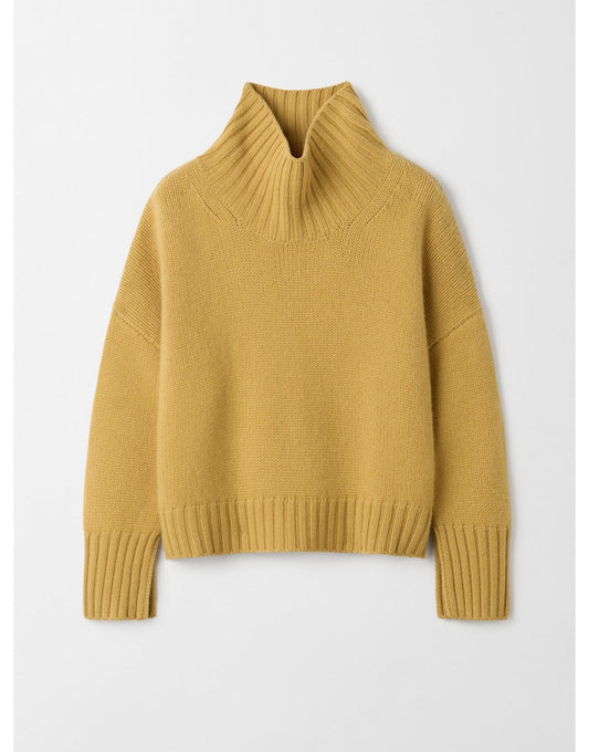 Young Ideas/Henmores - Cashmere Girlfriend Turtleneck - Light Honey - XS