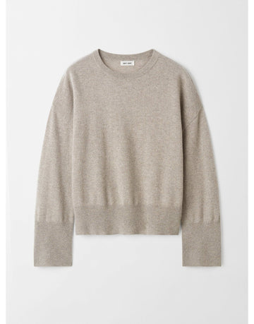 Young Ideas/Henmores - Cashmere Regular Fit Crew Neck Jumper - Greige - S