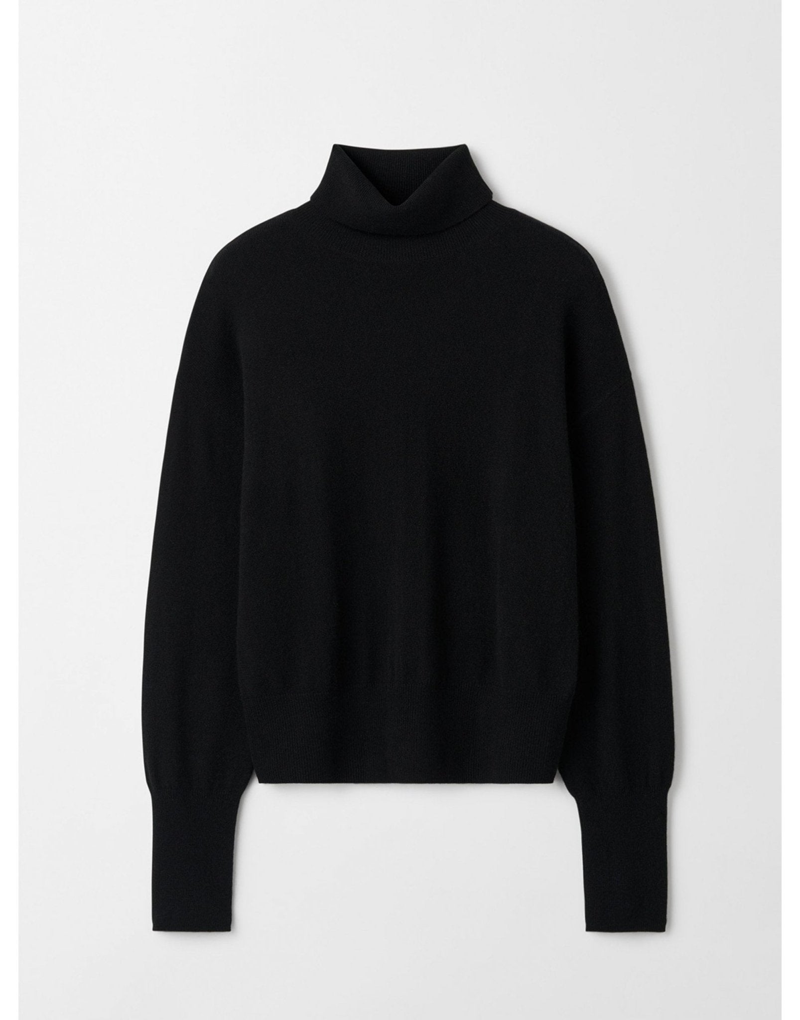 Young Ideas/Henmores - Cashmere Regular Fit Turtleneck - Black - S