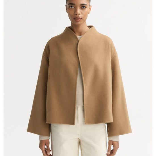 Young Ideas/Henmores - Wool Cashmere Short Coat - Camel - XS