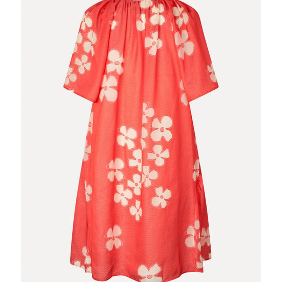 Young Ideas/Henmores - Cali Floral Hip Flex Short Dress - Peach - XS