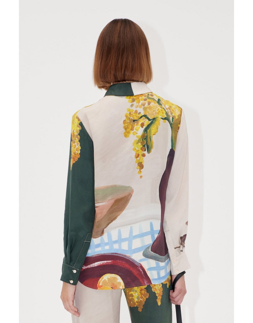 Young Ideas/Henmores - Lemons On A Plate Shirt - Brown Multi - XS