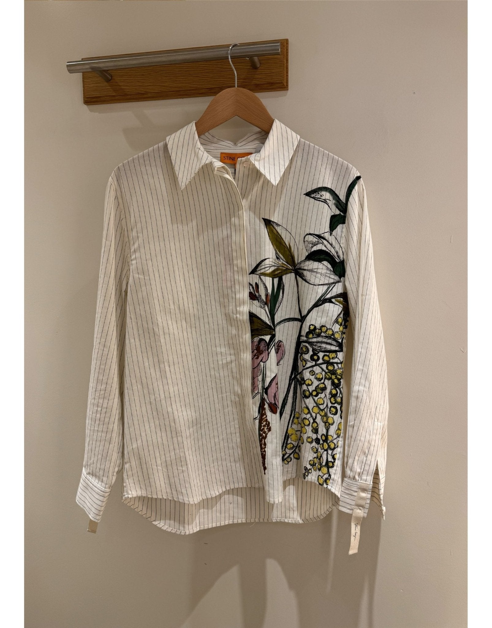 Young Ideas/Henmores - Mimosa Stripe Shirt - White Stripe - S