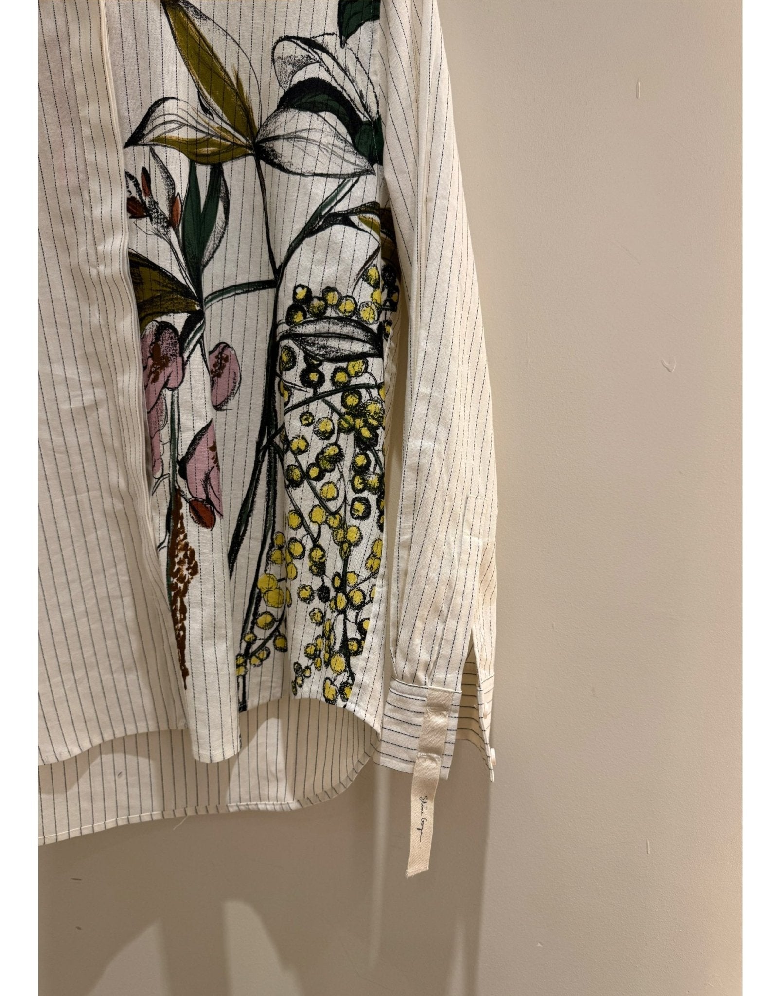 Young Ideas/Henmores - Mimosa Stripe Shirt - White Stripe - S