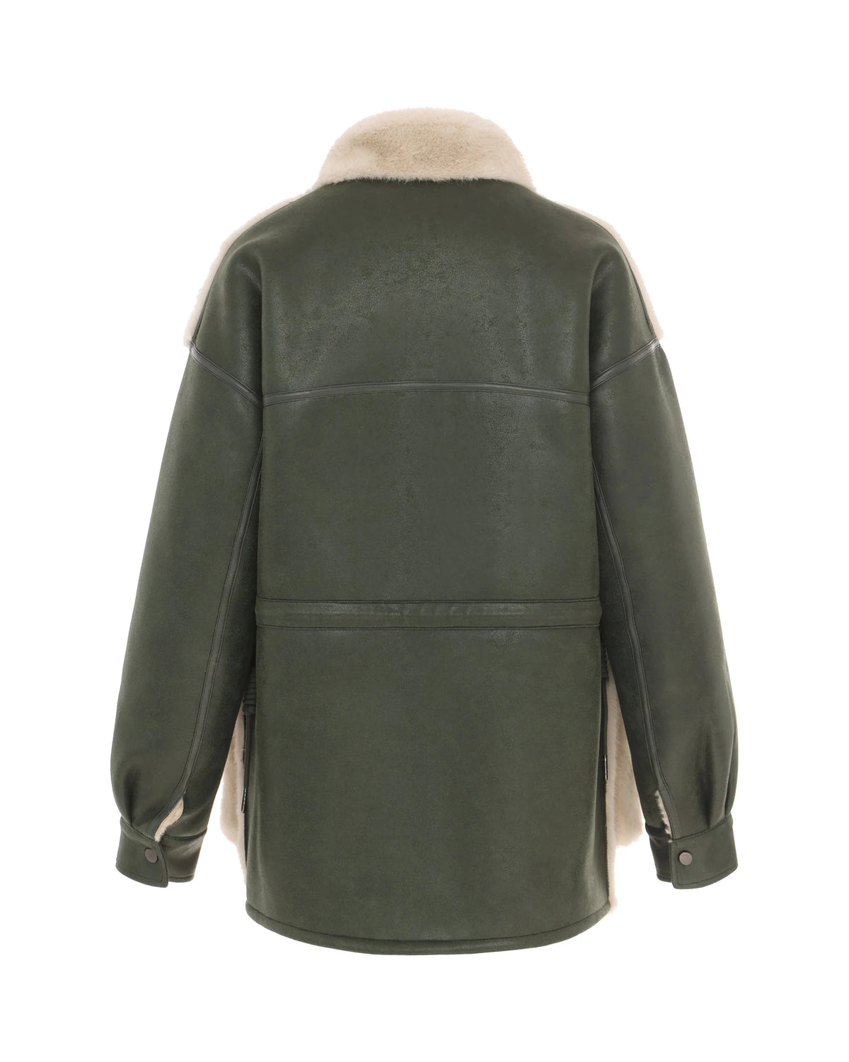 Young Ideas & Henmores -Bomber Jacket -Khaki/Cream -XS