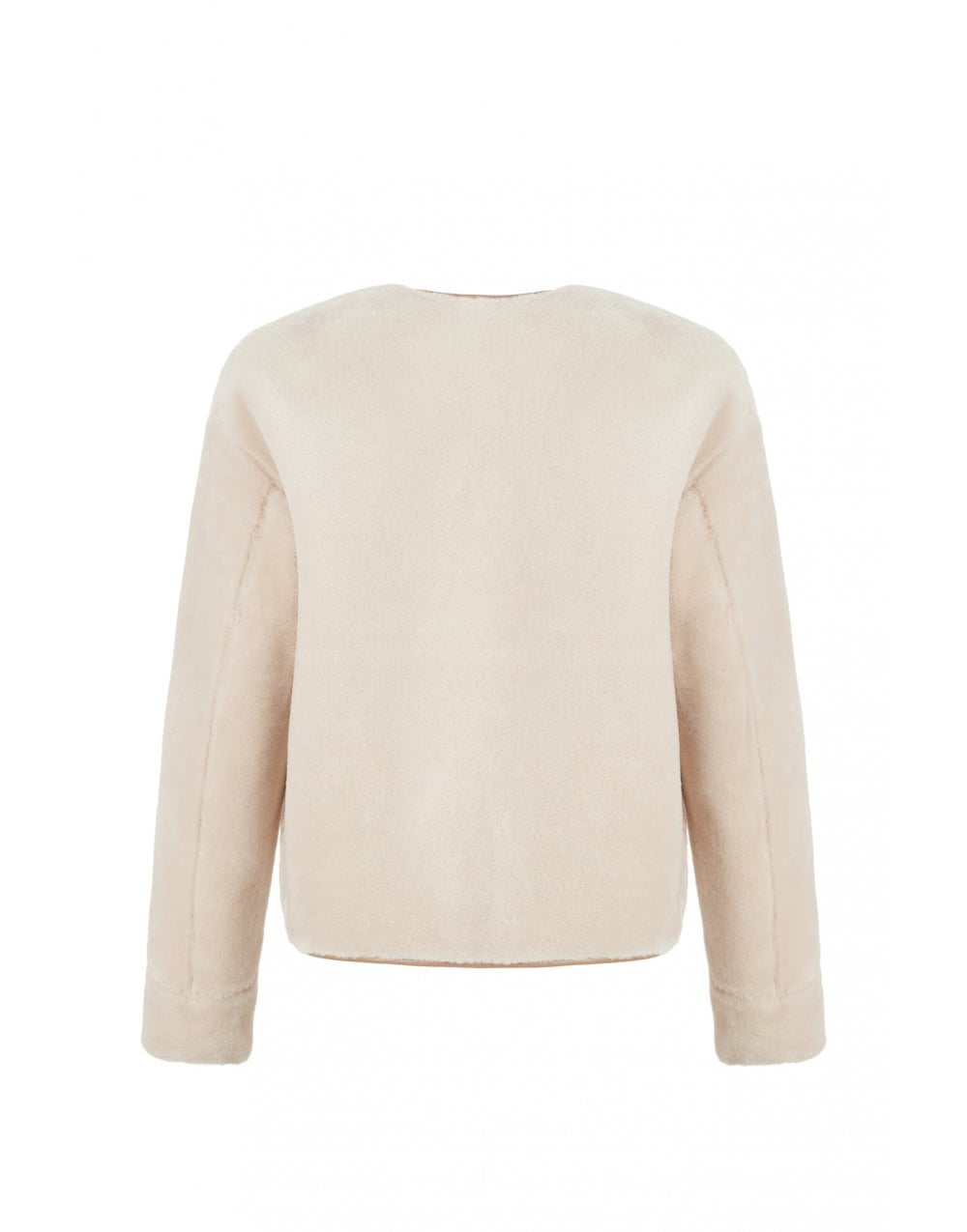 Young Ideas/Henmores - V Neck Reversible Short Jacket - Rice - XS