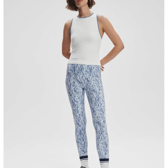 Young Ideas/Henmores - Agneta Performance Tank Top - White/Blue Rain - XS