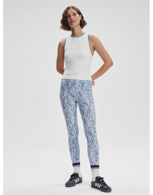 Young Ideas/Henmores - Agneta Performance Tank Top - White/Blue Rain - XS