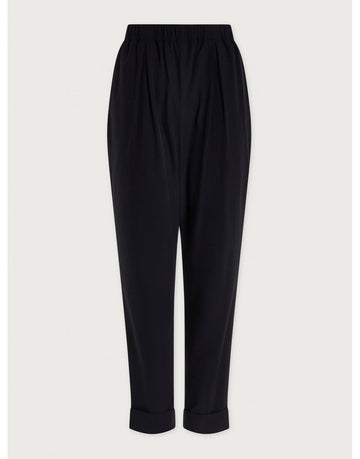 Young Ideas/Henmores - Alana Slim Tapered Cuff 27 Trousers - Black - XS