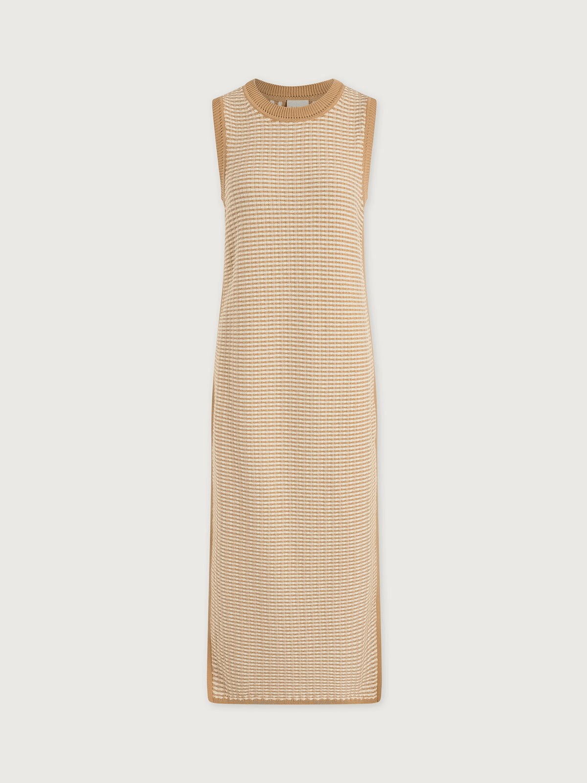 Young Ideas/Henmores - Aoife Knitted Sleeveless Dress - New Wheat - XS