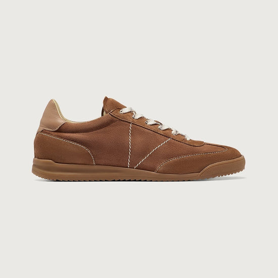 Young Ideas/Henmores - Arwen Suede Sneaker - Camel - 4