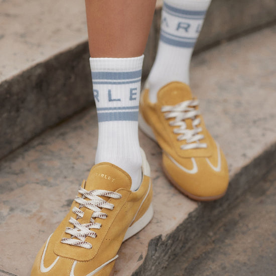 Young Ideas/Henmores - Asmei Suede Sneaker - White Pepper - 4
