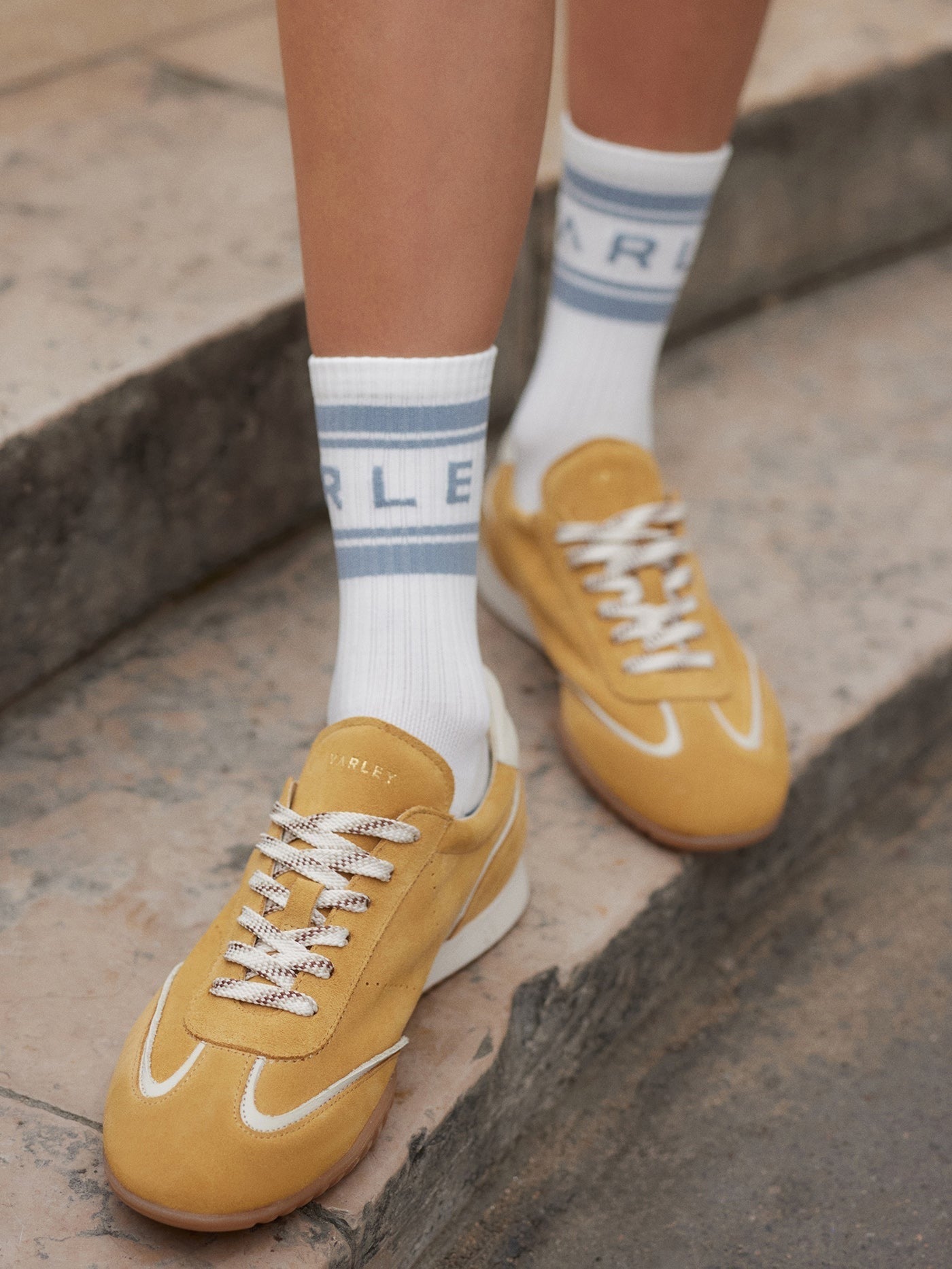 Young Ideas/Henmores - Asmei Suede Sneaker - White Pepper - 4