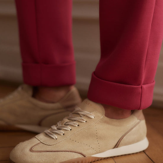 Young Ideas/Henmores - Asmei Suede Sneaker - White Pepper - 4