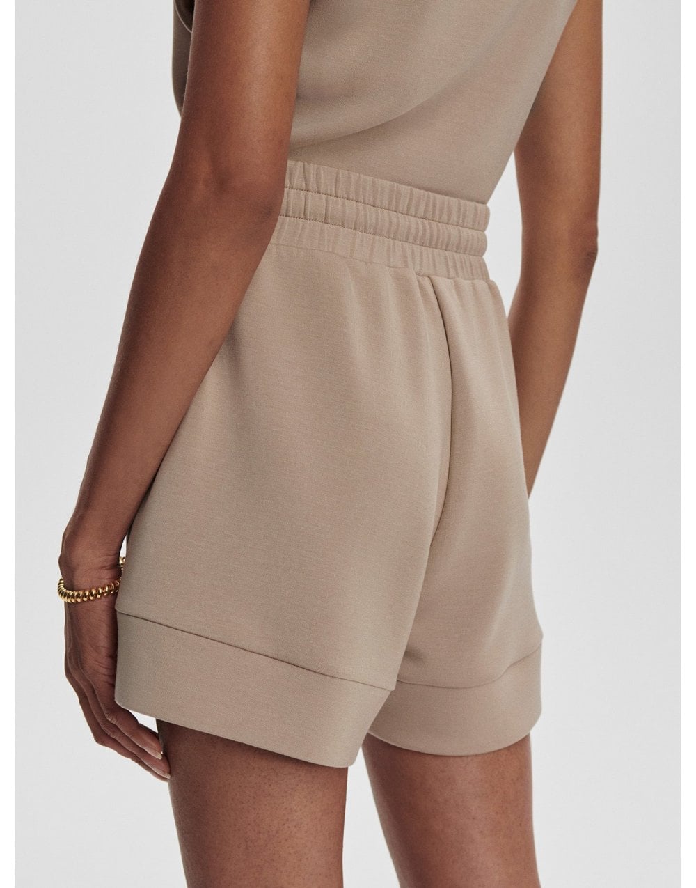Young Ideas/Henmores - Atrium High Rise Short - Ivory Marl - XS
