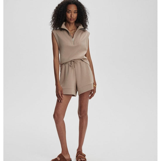 Young Ideas/Henmores - Atrium High Rise Short - Ivory Marl - XS