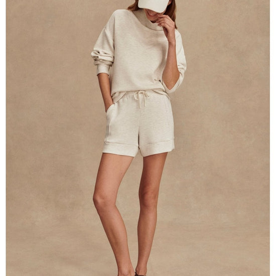Young Ideas/Henmores - Atrium High Rise Short - Ivory Marl - XS