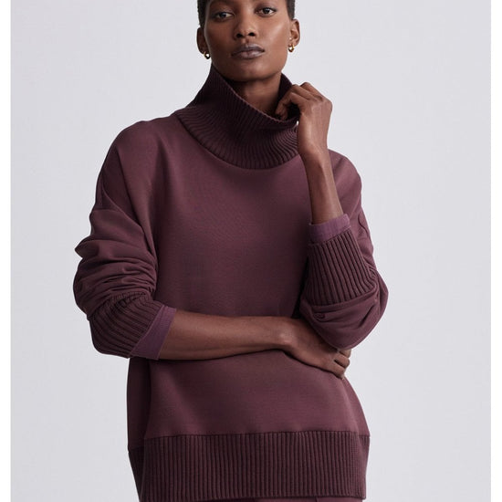 Young Ideas/Henmores - Barker High Neck Sweat - Black - XS