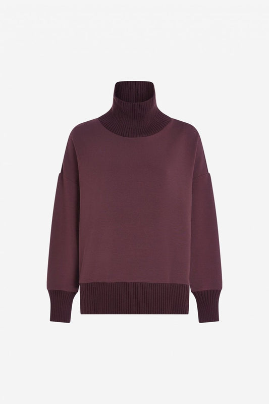 Young Ideas/Henmores - Barker High Neck Sweat - Black - XS